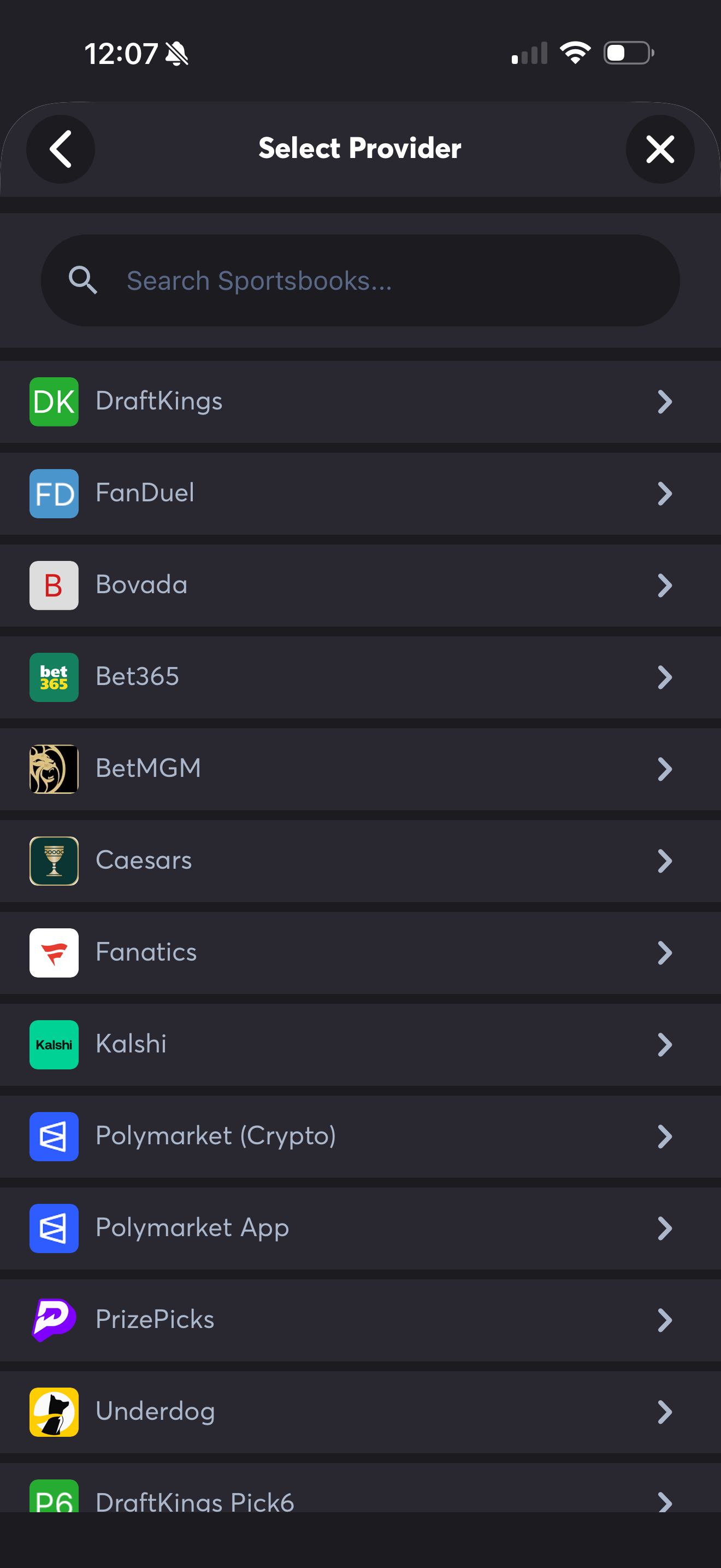 Juice Reel app — Auto bet tracking
